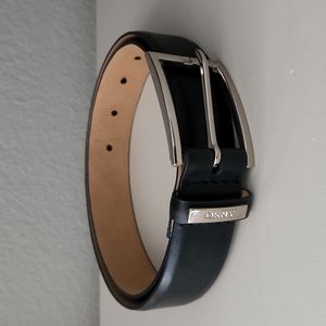 DKNY Black Belt, Silver Hardware, Small